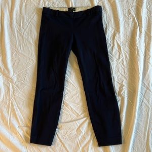 J Crew Woman Minnie Skinny Trouser Pant Navy Blue Size 0